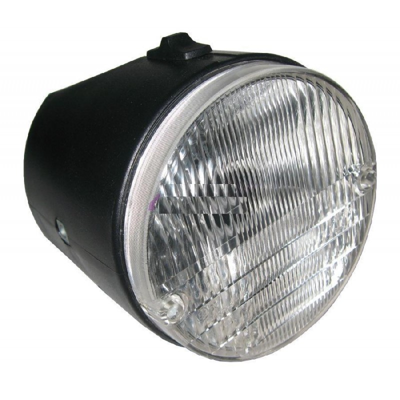 Faro Anteriore Nero Per Piaggio Si – Ciclomotore 1979 – Fanale Con Abbaglianti E Policarbonato