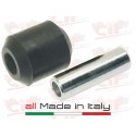 KIT SUPPORTO ELASTICO INFERIORE + BUSSOLA IN FERRO attacco ammortizzatore posteriore al motore